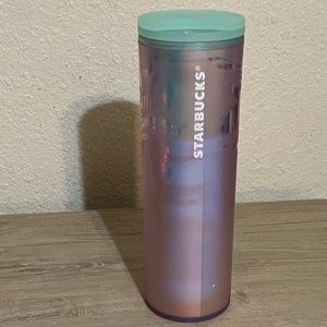Starbucks Pink Iridescent Mermaid Tumbler